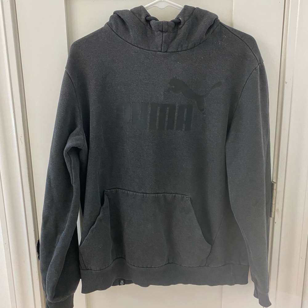 M Grey Puma Hoodie